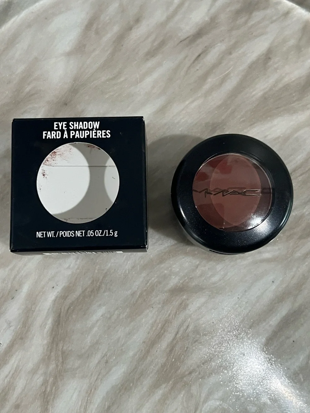 NEW MAC Cosmetics Swiss Chocolate Soft Matte Pigmented Eyeshadow Brown Single
